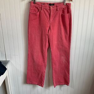 Talbots Pants Womens 8 Pink‎ "Signature" Regular Fit Corduroy Bootcut Mid Rise